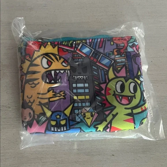Tokidoki x Ju-Ju-Be Colorful Wallet kajiu city with coin purse - Picture 9 of 9